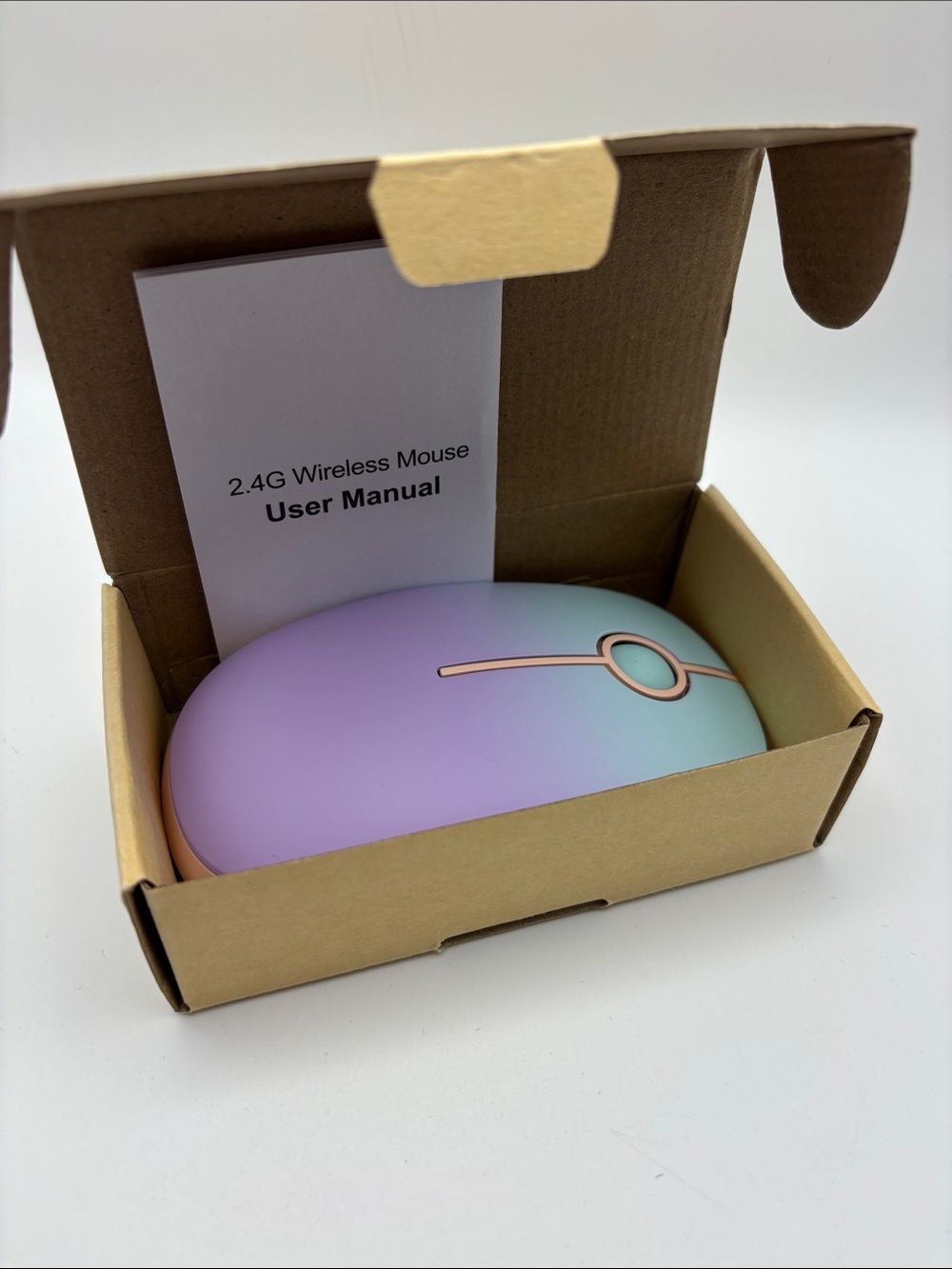 Pastel Wireless Mouse - Purple to Aqua NIOB